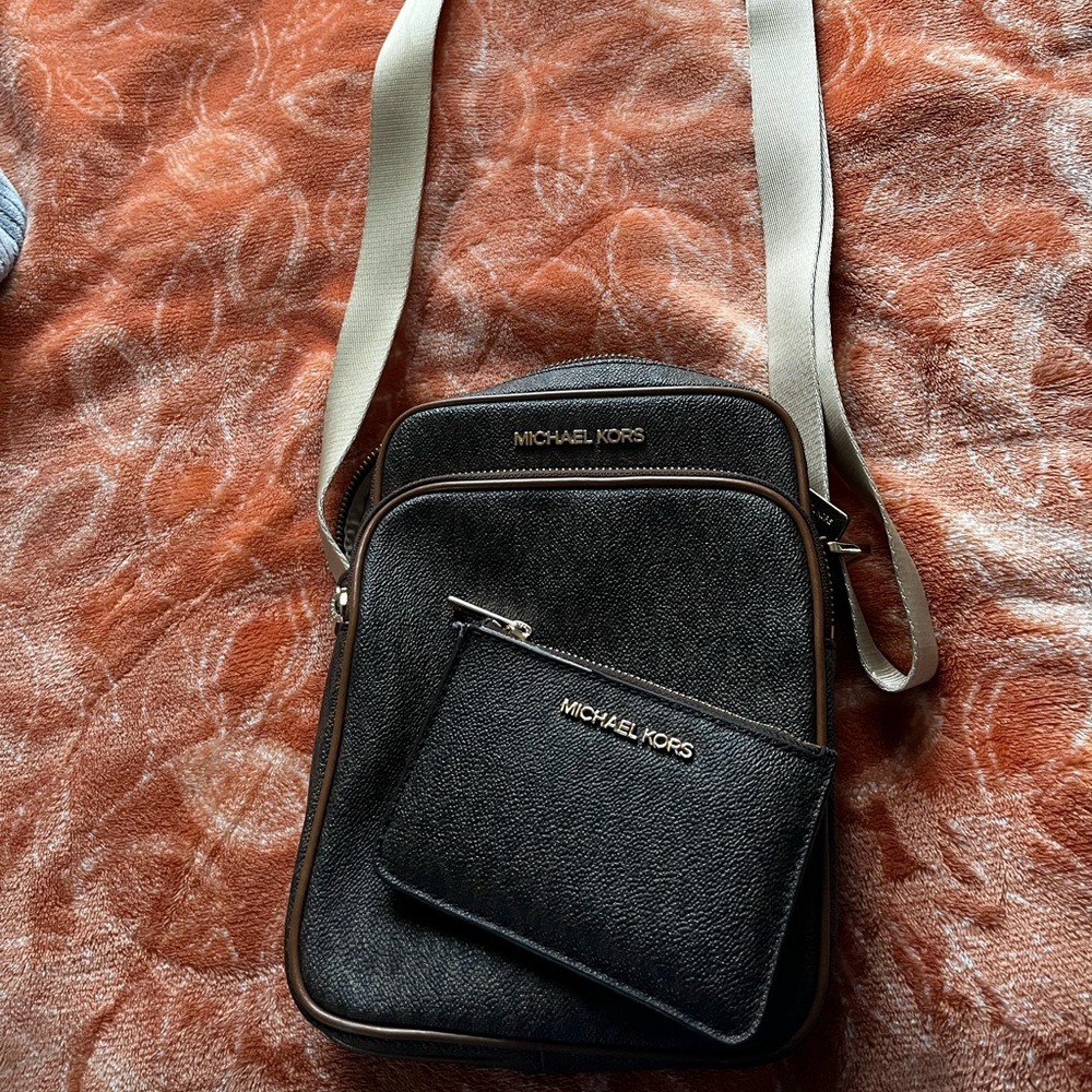 Michael Kors cross body bag and matching wallet